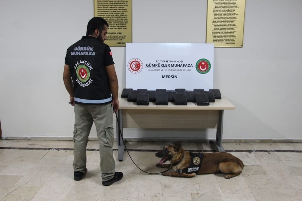 Mersin Limanı’nda 23 kilo 745 gram kokain ele geçirildi 