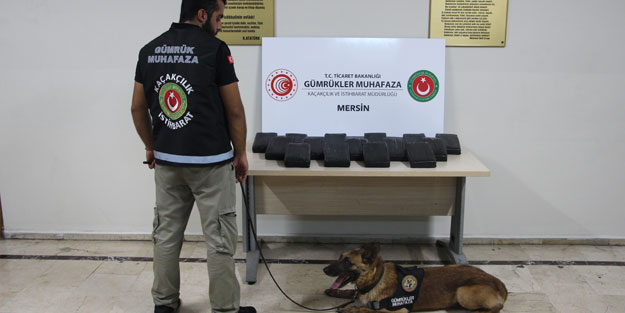 Mersin Limanı'nda yaklaşık 24 kilogram kokain ele geçirildi