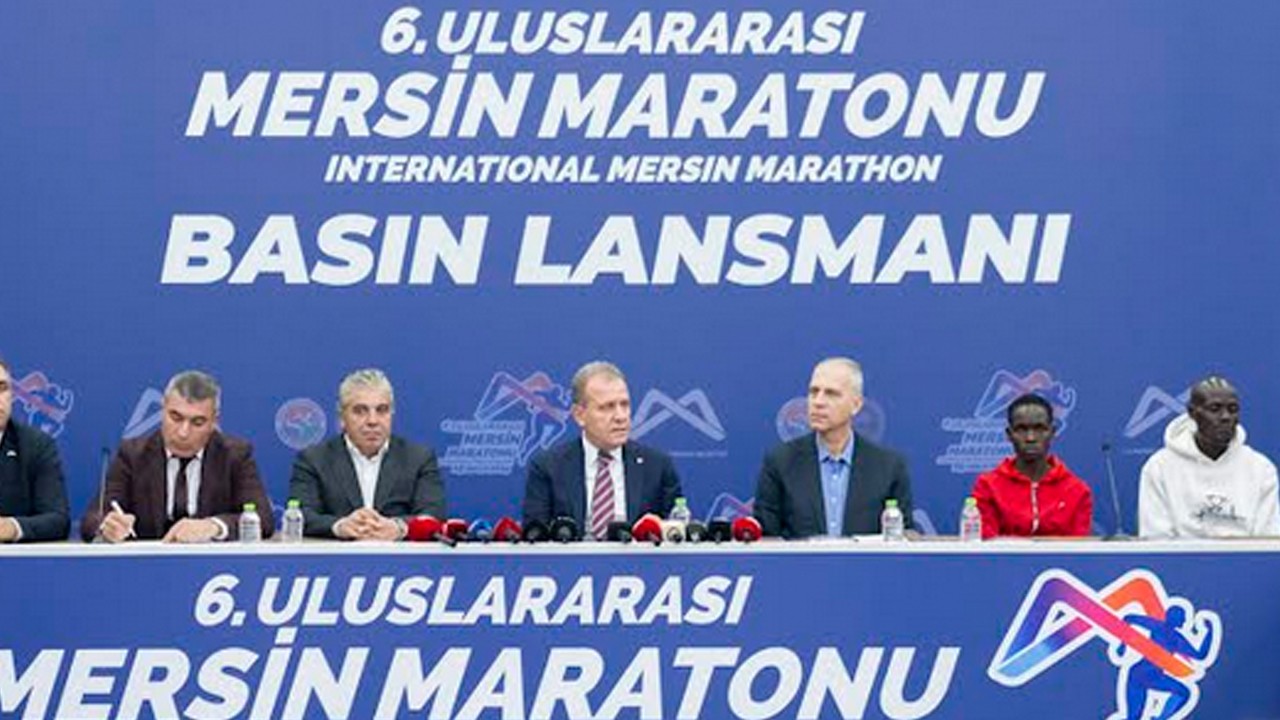 Mersin Maratonu'nun lansmanı yapıldı