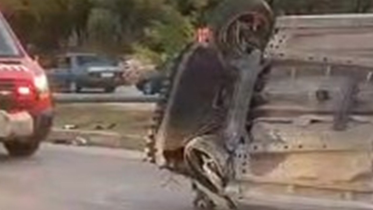 Mersin Mut’ta takla atan otomobilde sürücü yaralandı