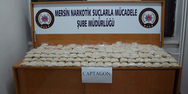 Mersin'de 19 bin 734 adet uyuşturucu hap ele geçirildi