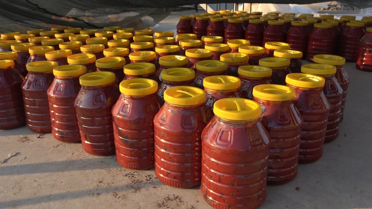 Mersin'de biber salçası üretimi başladı