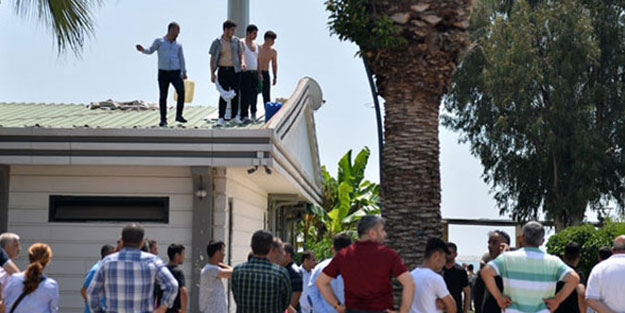 Mersin'de büyük gerginlik! Üzerine benzin döküp tehdit etti