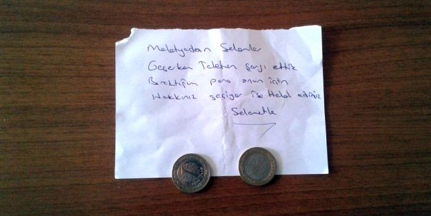Mersin'de camiye bırakılan notu okuyan imam şaşırdı
