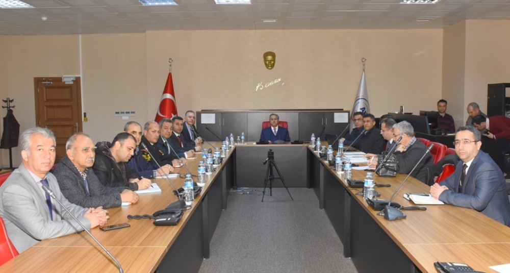 Mersin’de İl Afet ve Acil Durum Yönetim Merkezi toplandı 
