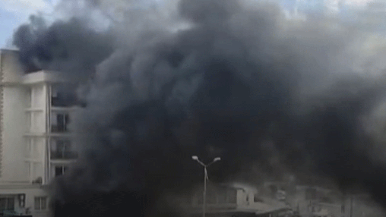 Mersin'de korkutan yangın! Patlama meydana geldi!