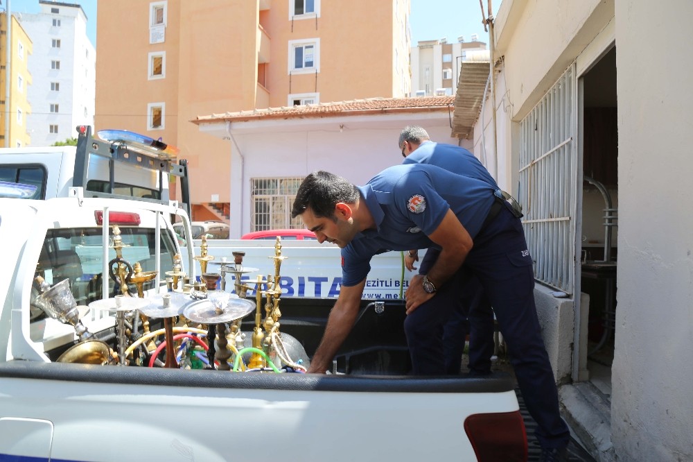 Mersin’de nargile denetimi 
