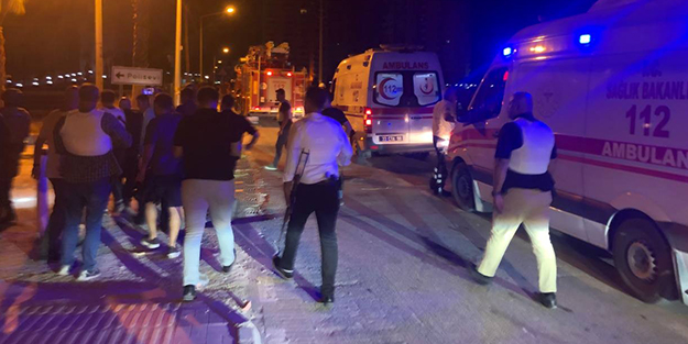 Mersin'de polisevi yakınında patlama