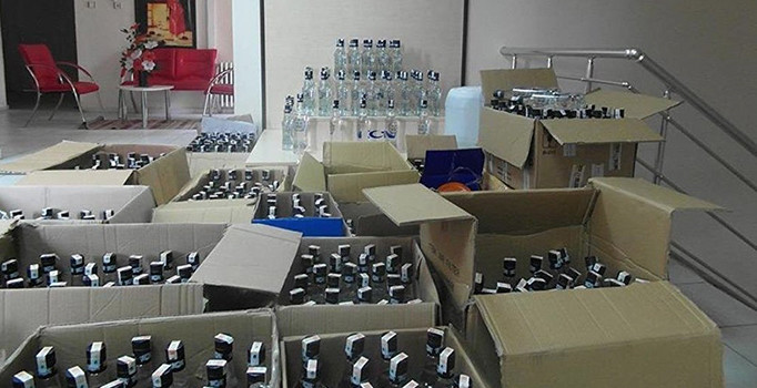 Mersin'de sahte içki operasyonu: 1 gözaltı