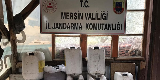 Mersin'de sahte içki operasyonu!