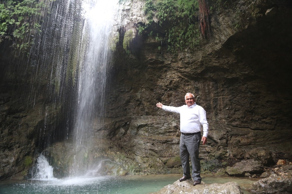 Mersin’de ’Saklı Şelale’ turizme kazandırılıyor 