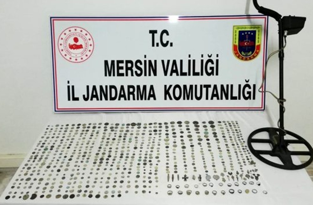 Mersin’de tarihi eser operasyonu 