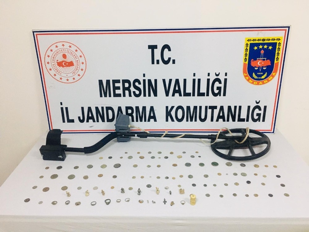 Mersin’de tarihi eser operasyonu 
