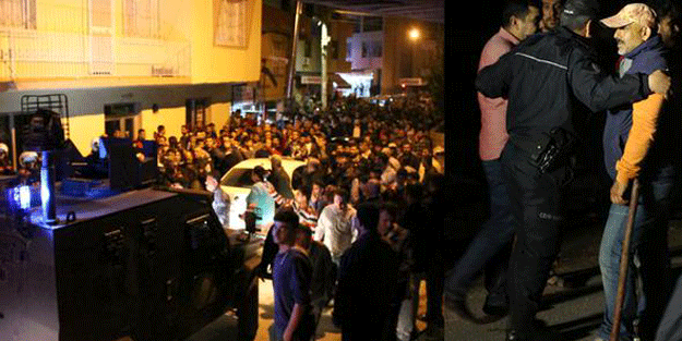 Mersin'de tehlikeli gerginlik... Sopalarla geldiler