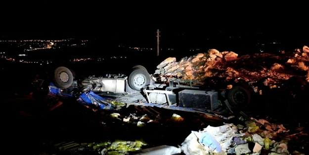 Mersin'de tır kazası!