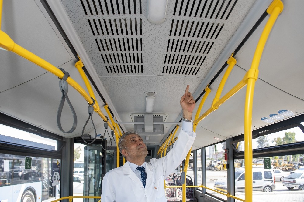 Mersin’de toplu taşımalarda virüs riskine karşı klimalar çalıştırılmıyor 