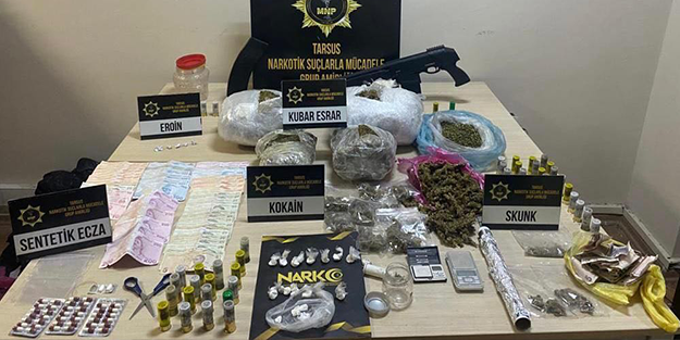 Mersin'de uyuşturucu operasyonu: 6 şüpheli yakalandı