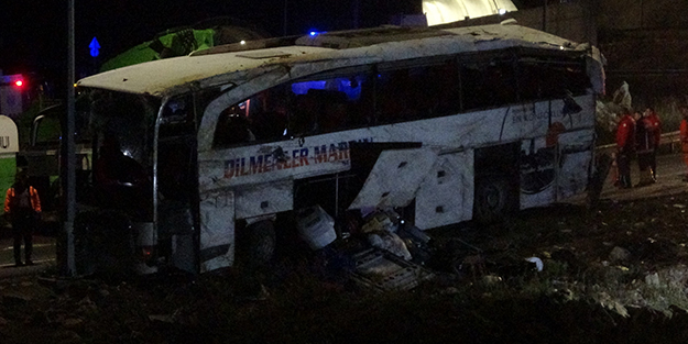 Mersin'de yolcu otobüsünün devrildiği feci kazada yeni gelişme!