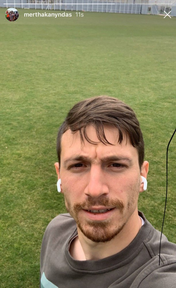 Mert Hakan bireysel idman yapıyor 