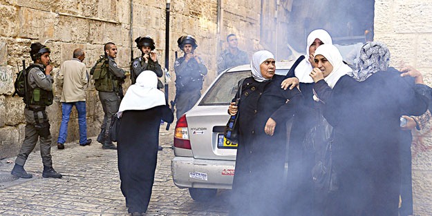 Mescid-i Aksa’da siyonist terör