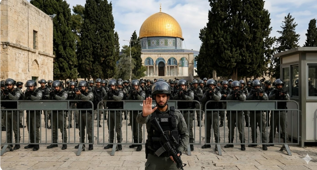 Kadir gecesinde Mescid-i Aksa’ya askeri kuşatma