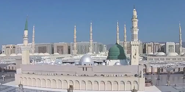 Dronenin kaydettiği muhteşem ezan sesi (VİDEO)