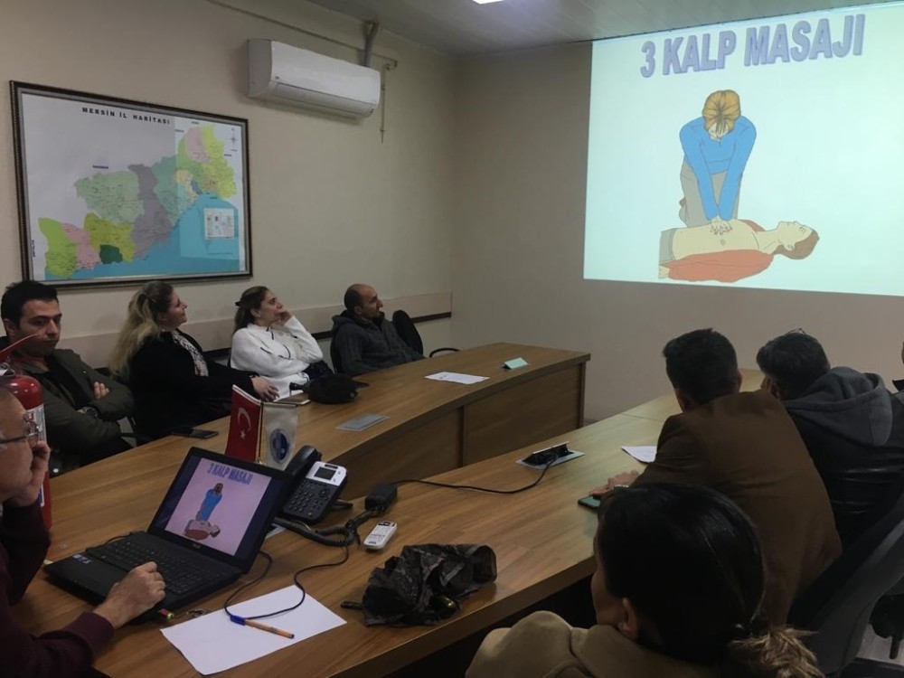 MESKİ çalışanlarına acil durum müdahale eğitimi verildi 