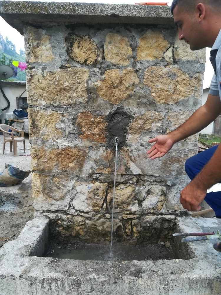 MESKİ, kırsal mahallelerdeki çeşmeleri yeniliyor 
