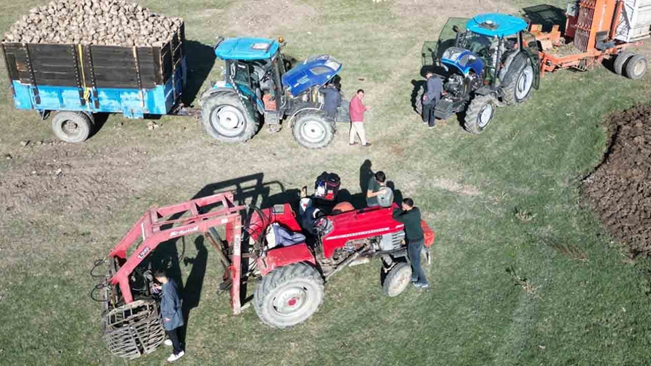 Meslek lisesi çiftçinin imdadına yetişti: Ücretsiz traktör bakımıyla yüzler gülüyor