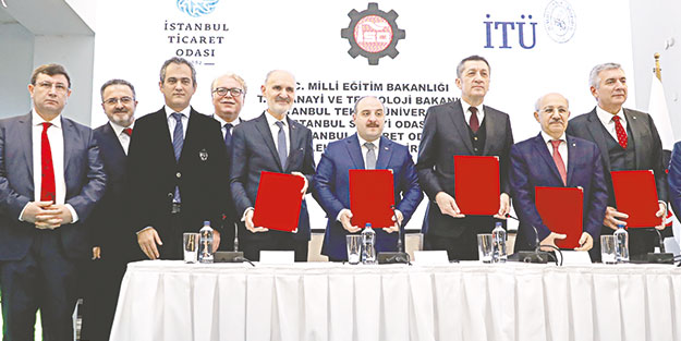 Mesleki eğitimde 5’i bir yerde