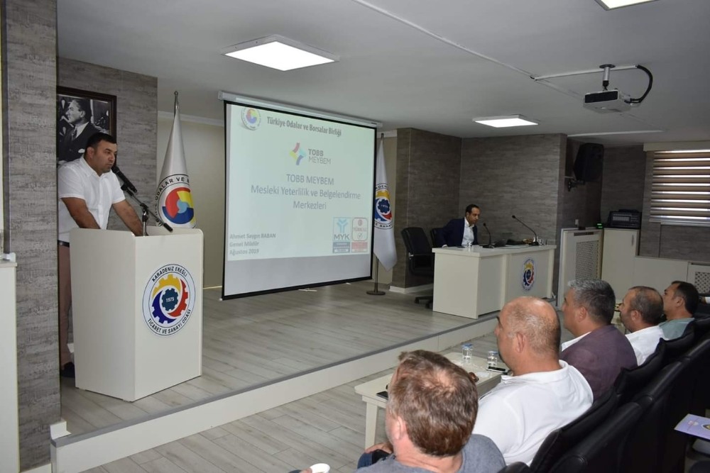 Mesleki Yeterlilik Belgesi toplantısı gerçekleştirildi 