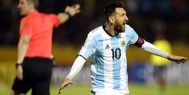 Messi Arjantin'i Dünya Kupası'na taşıdı