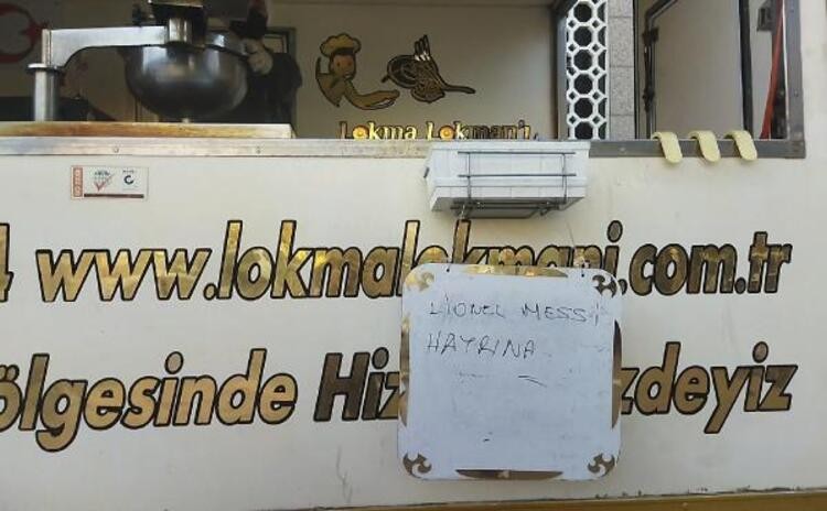 Messi için 2 bin kişilik bakın ne dağıttı