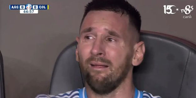 Messi sakatlanınca hüngür hüngür ağladı