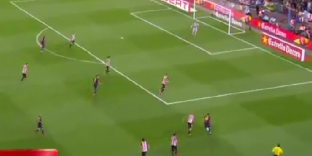 Messi'den inanılmaz bir gol /VİDEO