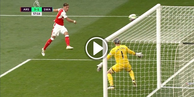 Mesut'tan doğum günü golü