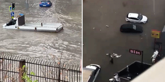 Meteoroloji günler öncesinden uyarmıştı! İstanbul yine sular altında