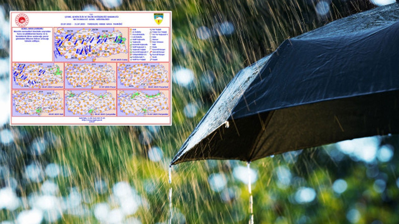 Meteoroloji net tarihi verdi! İstanbul'a yağmur hangi gün geliyor?