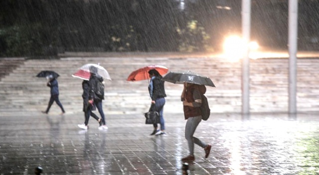 Meteoroloji sağanak yağmur için uyardı