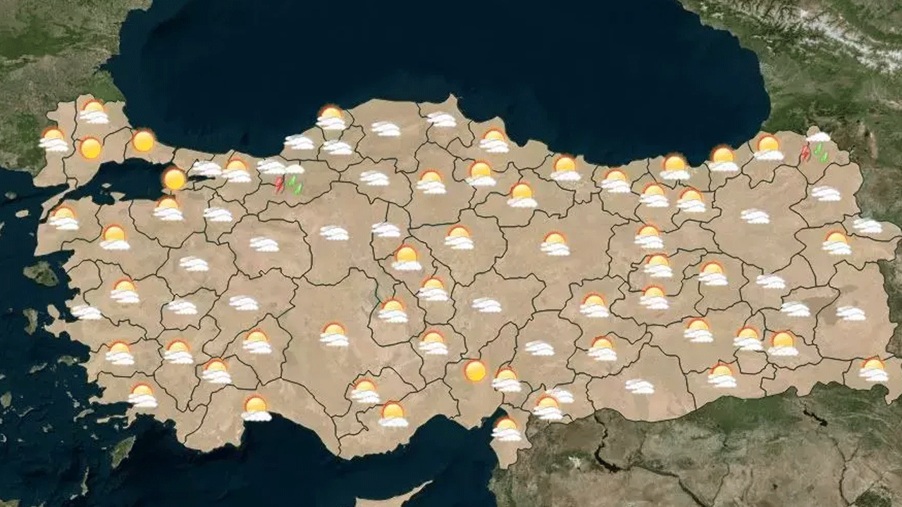 Meteoroloji uyardı! Yurt genelinde sağanak ve gök gürültülü yağış bekleniyor