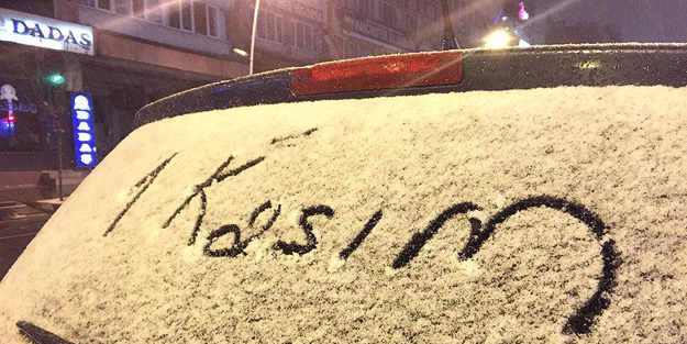 Meteoroloji uyarmıştı: Fotoğraf bu sabah çekildi