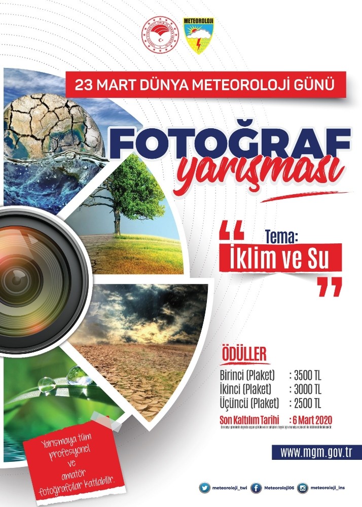 Meteorolojiden iklim ve su konulu fotoğraf yarışması 