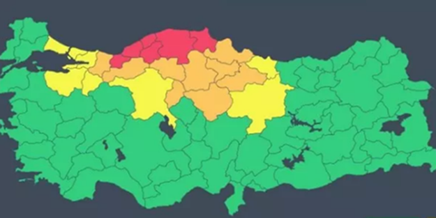 Meteoroloji'den kırmızı kodlu uyarı! Çok kuvvetli yağış geliyor: 36 saat sürecek