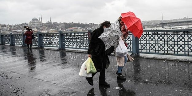 Meteorolojiden kuvvetli rüzgar ve fırtına uyarısı