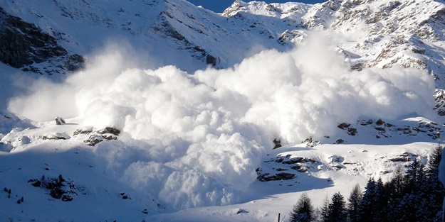 Meteorolojiden o bölgeler için çığ uyarısı