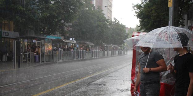 Meteorolojiden sağanak uyarısı!