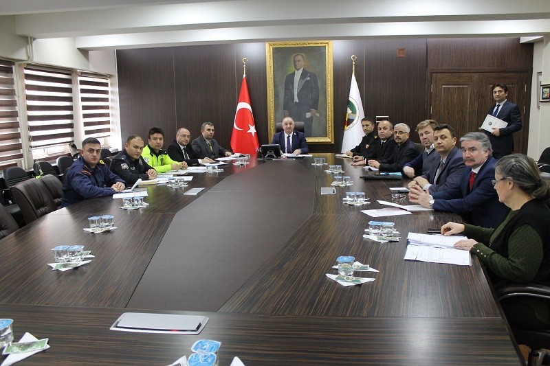 Meteorolojik uyarı sonrası valilik toplandı 