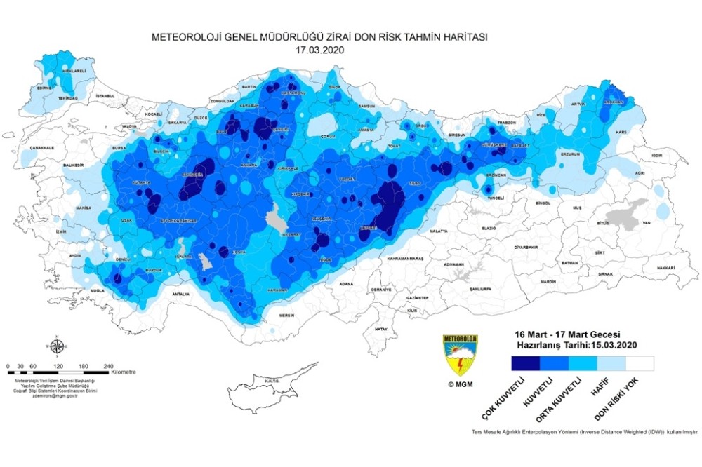 Meteroloji Genel Müdürlüğü uyardı 