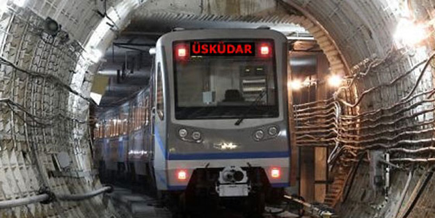 Metro şantiyesinde kaza
