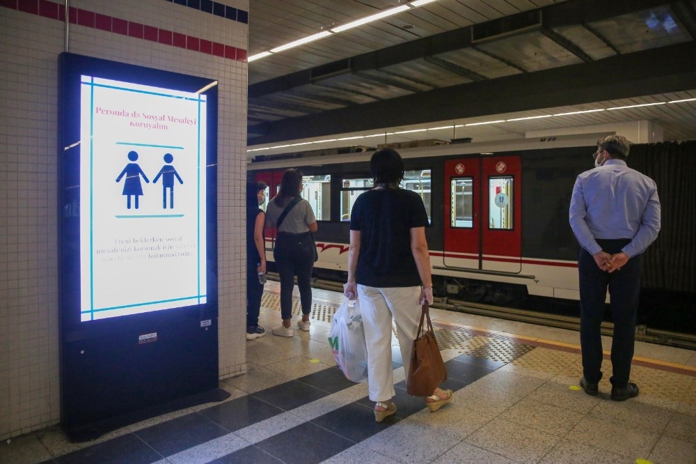 Metro ve tramvay vagonlarında günde 491 kez dezenfeksiyon 